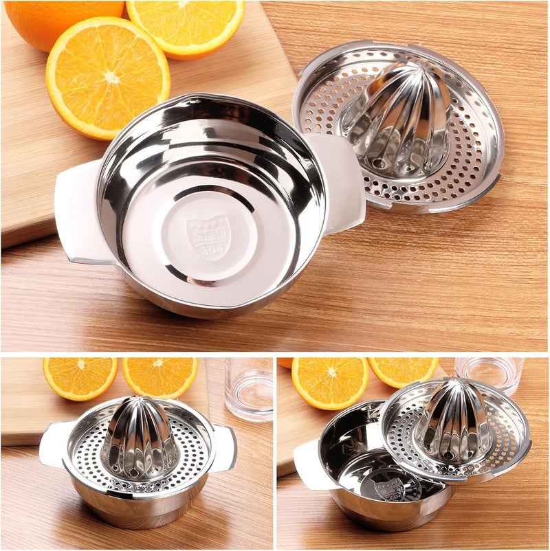 AGANIC - Premium Lemon Squeezer Stainless Steel – Manual Hand Juicer for Fruits, Mosambi Juice Maker, Lime & Orange Juice Squeezer Tool (Lemon Squeezer) - Image 4