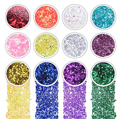 Acejoz Silicone Resin Molds Kit 26PCS, Epoxy Molds, Large Casting with 12 Glitter Sequins for UV Casting, Including Sphere, Cube, Pyramid, Square, Coaster, Stone & Pendants - Image 3