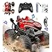 BEZGAR Monster Truck Toys  Remote Control Monster Truck with Light  Music Dinosaur Toys for Kids 120 Scale RC Truck with 360 Spins and Drifting Remote Control Car for Boys 47 Red - Image 2