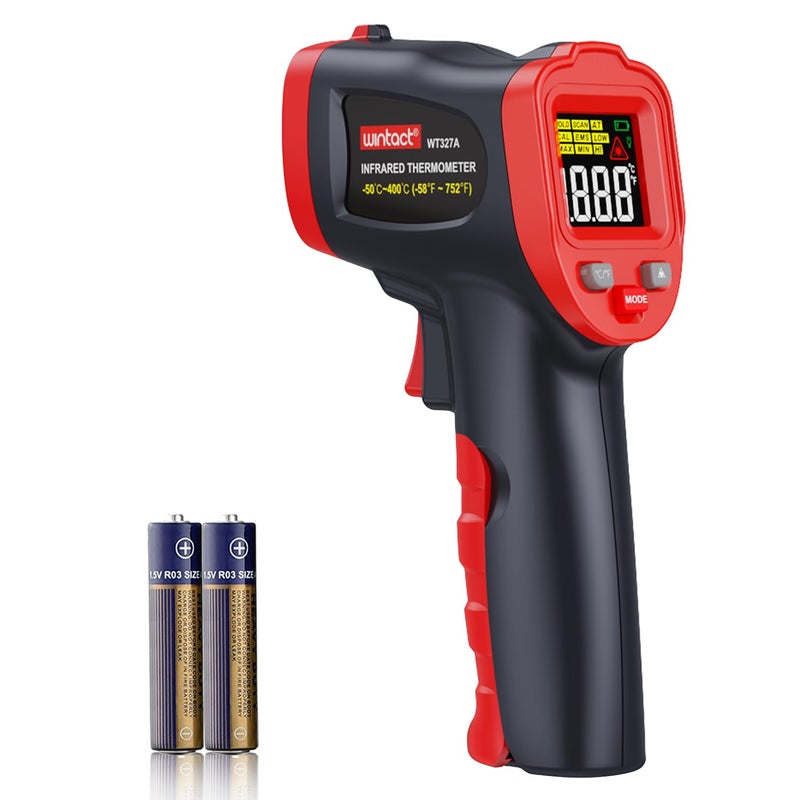 Wintact Infrared Temperature Thermometer Gun, Digital Non-Contact Laser Temp Gun Measuring Surface & Ambient Temperature for Kitchen Cooking Food Pizza Oven Grill Meat -58℉ to 752℉ - Image 1