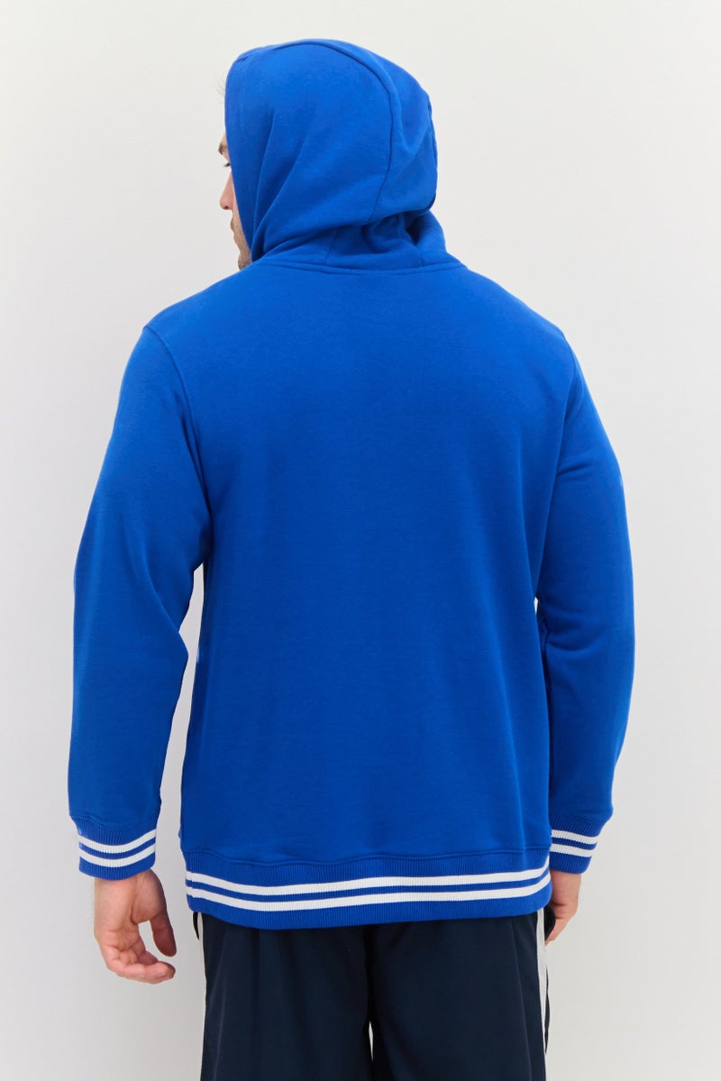 SKECHERS Men Sportswear Fit Long Sleeve Outdoor Sweatshirt, Blue - Image 3