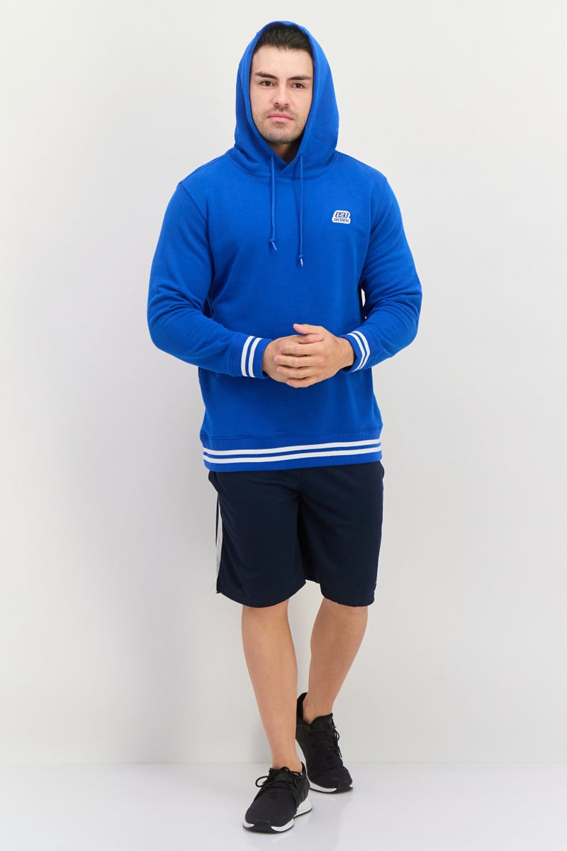 SKECHERS Men Sportswear Fit Long Sleeve Outdoor Sweatshirt, Blue  - Image 4