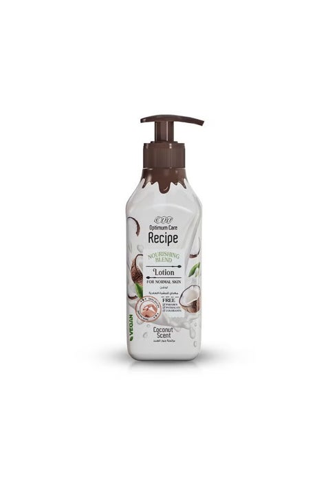 Optimum Care Recipe Nourishing Blend Lotion For Normal Skin Coconut Scent