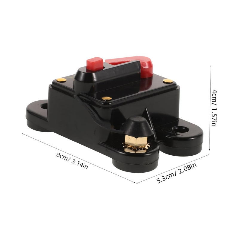 PartyKindom 100 Amp Auto Reset Circuit Breaker for Automotive Use Self-Resetting Fuse Marine Circuit Breaker for Car Electrical Systems - Image 2