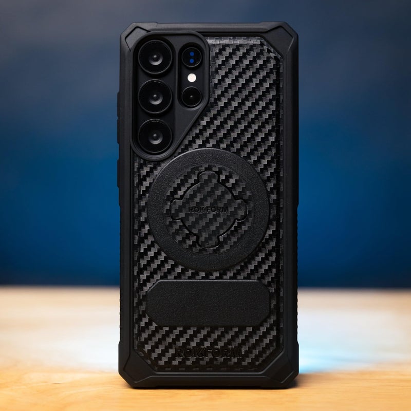 ROKFORM Rugged Case Compatible with Galaxy S25 Ultra, Magnetic Cover with Screw Lock Drop-Tested Armor (Black) - Image 3