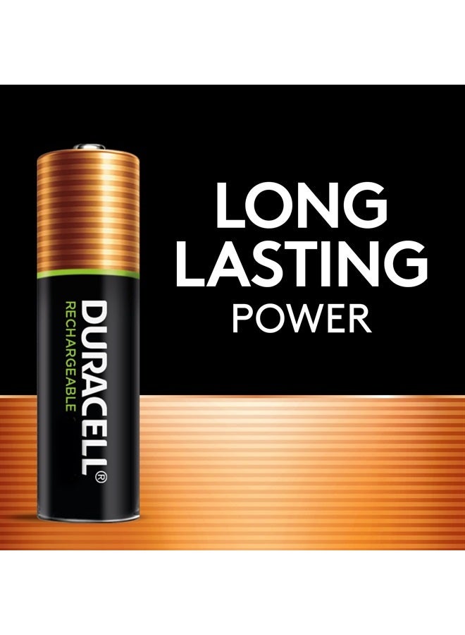 Duracell شاحن بطاريات Duracell Ion Speed 1000 للبطاريات AA وAAA، يتضمن 4 بطاريات AA مسبقة الشحن وقابلة لإعادة الشحن، للأجهزة المنزلية والتجارية - Image 4