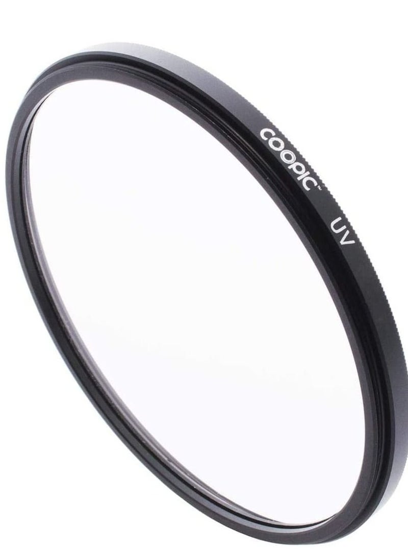 Coopic 58mm UV Filter Lens Protector Compatible with Canon Nikon DSLR Cameras  - Image 1