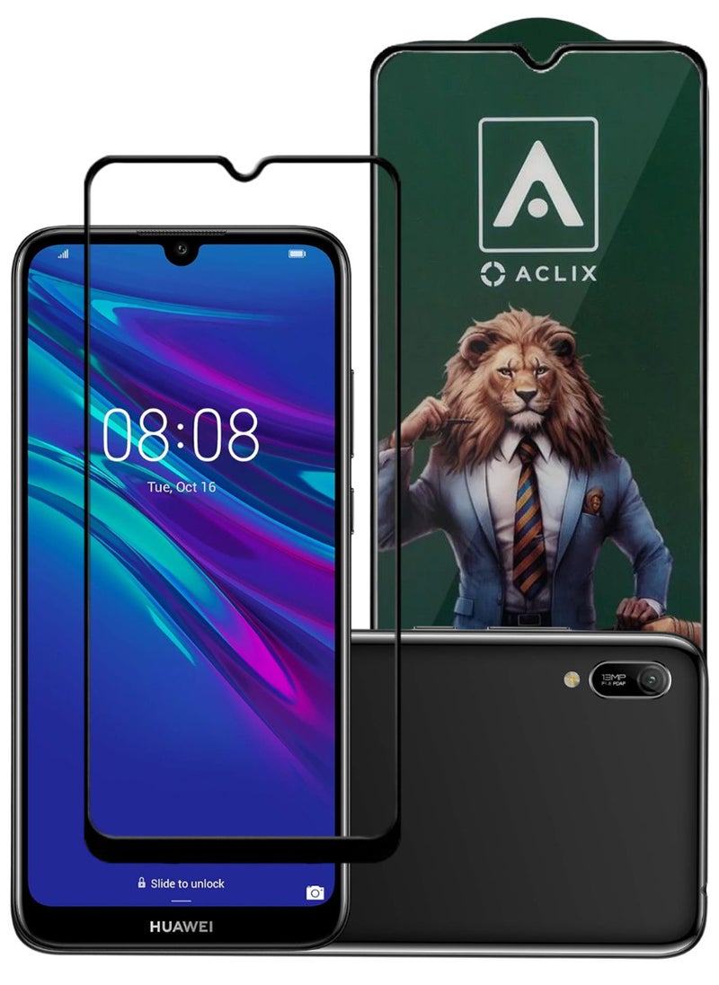 ACLIX Antistatic ESD Dustproof Premium Quality High Definition Tempered Glass Screen Protector Designed For Huawei Y6 (2019) - Image 1