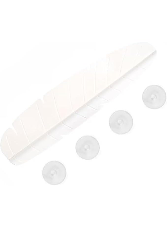 Silicone Sink Splash Guard Kitchen Faucet Splash Protector Countertop Water Catcher Fast Drying Drain Pad Non Slip Faucet Mat For Kitchen Bathroom Counter Sink Home Accessory White - Image 2