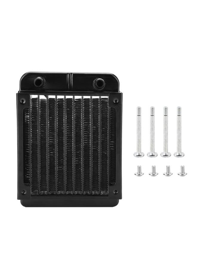 Thoraya - 120MM Computer CPU Water Cooling Radiator Cooler Heatsink 10 Tubes - Image 1