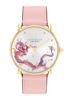 COACH Women's Analog Round Shape Leather Wrist Watch 14504248 - 36 Mm  - Image 1