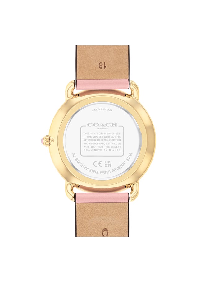 COACH Women's Analog Round Shape Leather Wrist Watch 14504248 - 36 Mm  - Image 3