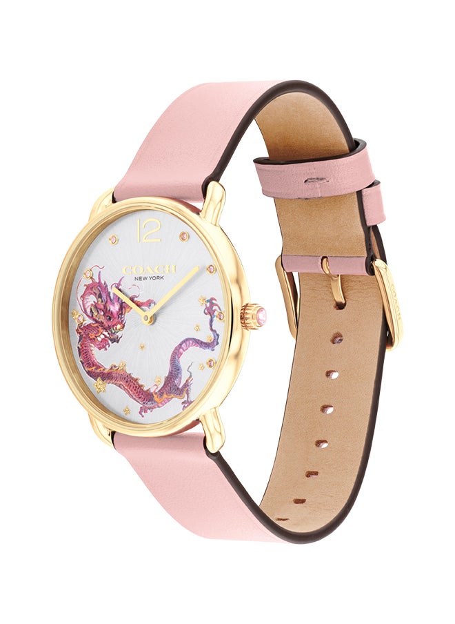 COACH Women's Analog Round Shape Leather Wrist Watch 14504248 - 36 Mm  - Image 2