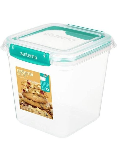 Square Food Container 2.2 L Klip Plus