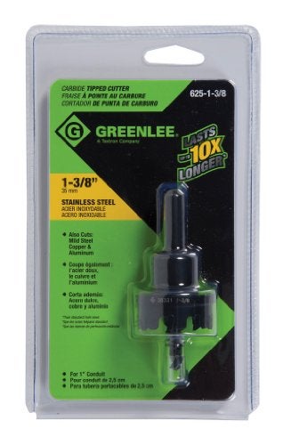 Greenlee 625-Hole Cutter, Black, 1-3/8-Inch - Image 2