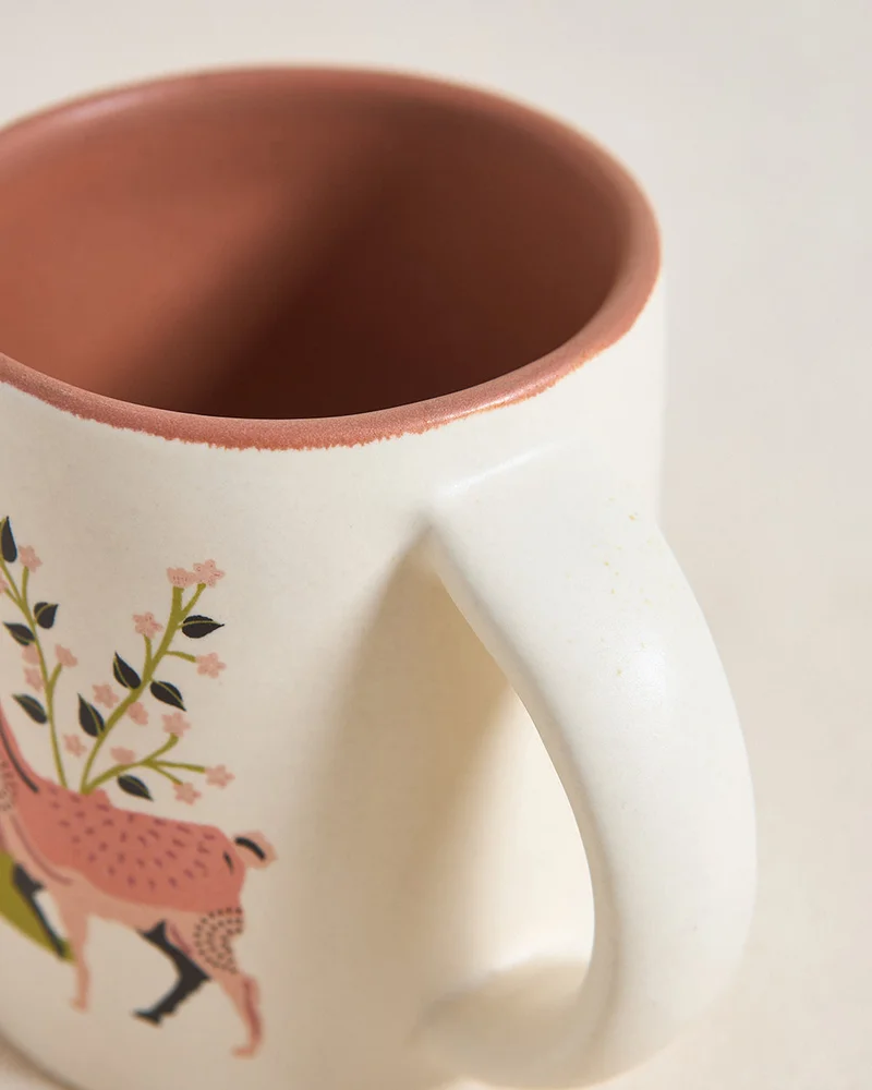 Chumbak Alpaca Alphabet Mug - A