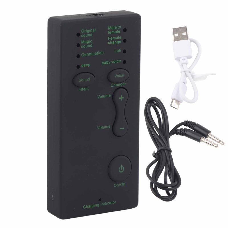 Mini Voice Changer Device Portable Sound Card Broadcast for Mobile Phone Computer Laptop - Image 5