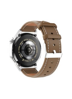 PRO smart watch GT5  with Bluetooth calling function (answer/make calls), fitness tracking watch with sleep monitoring function, suitable for iPhone/Android, IP67 waterproof (leather brown)  - Image 4