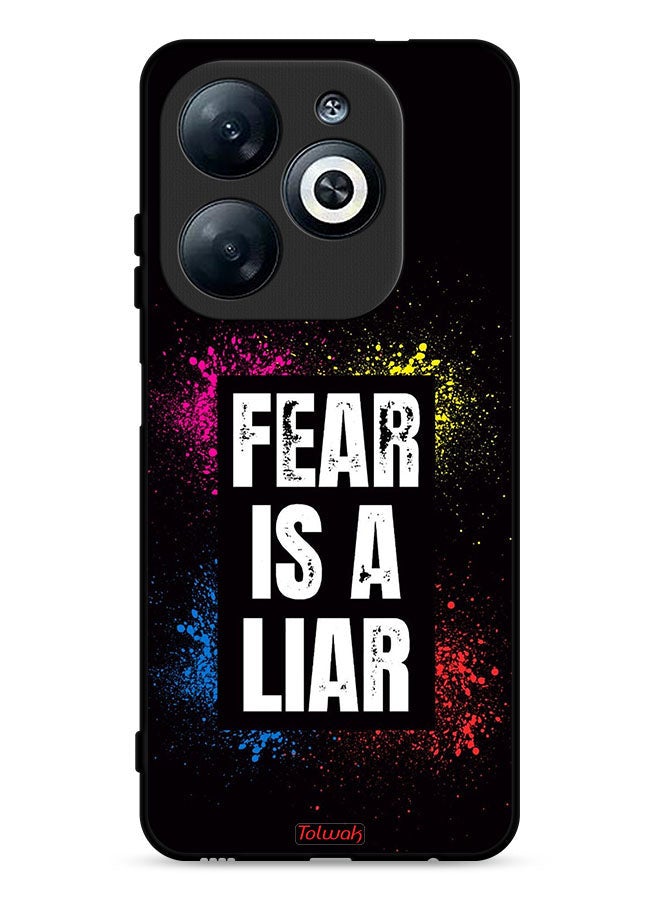 Tolwak Infinix Smart 8 4G Protective Case Cover Fear Is A Liar - Image 1