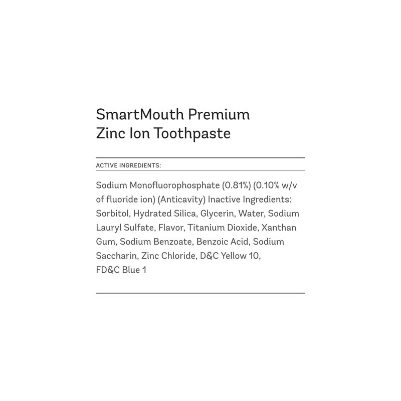 SmartMouth Premium Toothpaste for Elite Oral Health Protection, 6 oz Each, 5 Pack - Image 2