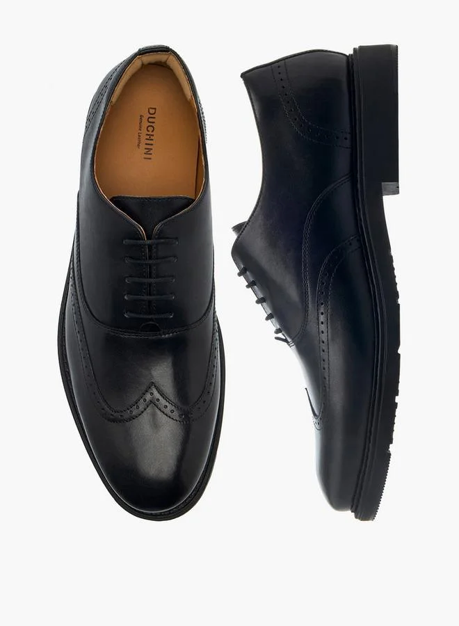 دوتشيني Men Lace-Up Oxford Shoes