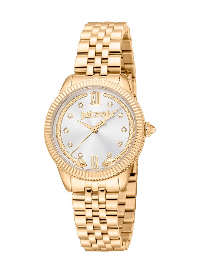 Just Cavalli مجموعة جست كافالي ليدي لوفستراك فالنتاينز JC1L315M0055 - ساعة كوارتز أنثوية من الفولاذ المقاوم للصدأ 3 عقارب - Image 1