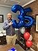IWERP Navy Blue 3 Balloon Number Balloon 40 Inch 3rd Three Year Old Birthday Deco Blue Party Supplies for Party Decorations Number 3 Balloon - Image 4
