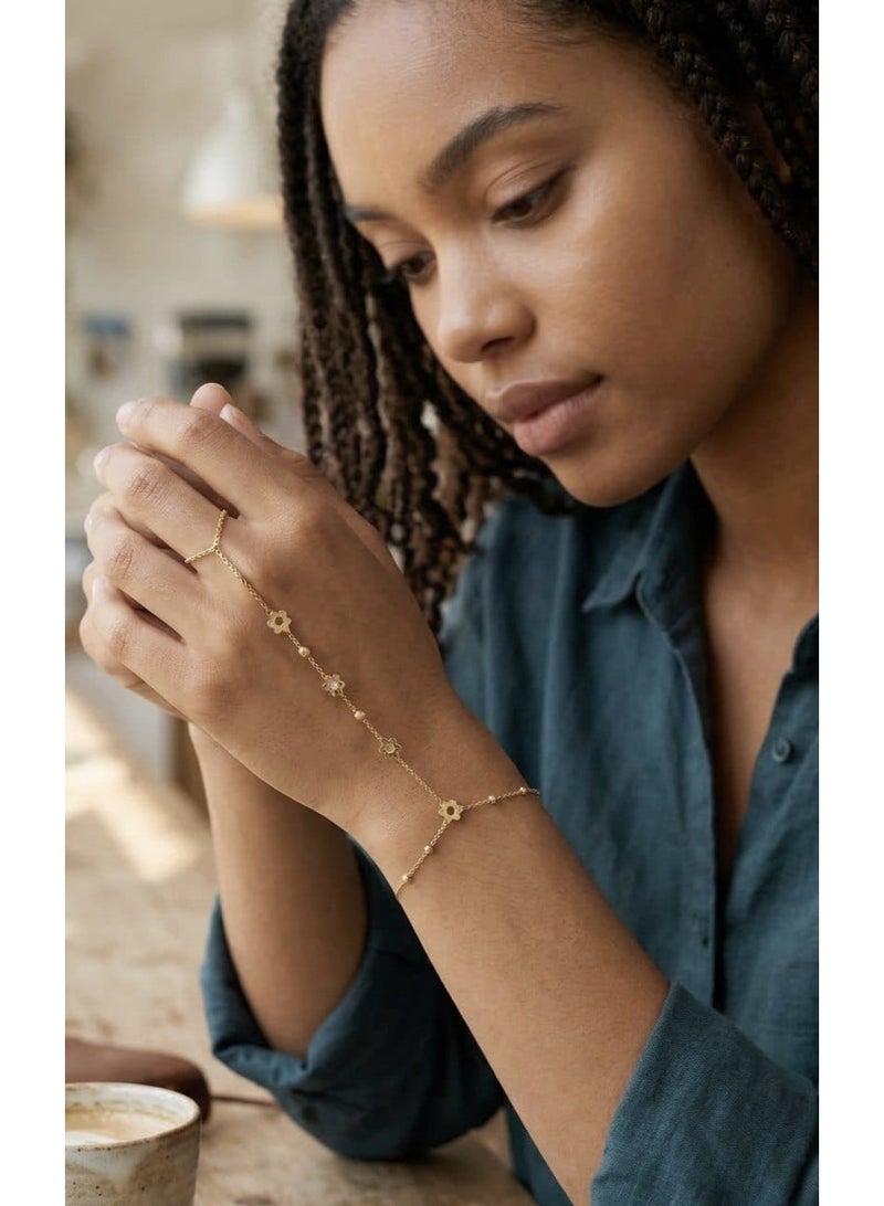 روبي آرت الذهب سوار روبي آرت من الذهب الخالص عيار 18 قيراطًا للبنات - 1.98 جرام - Image 2