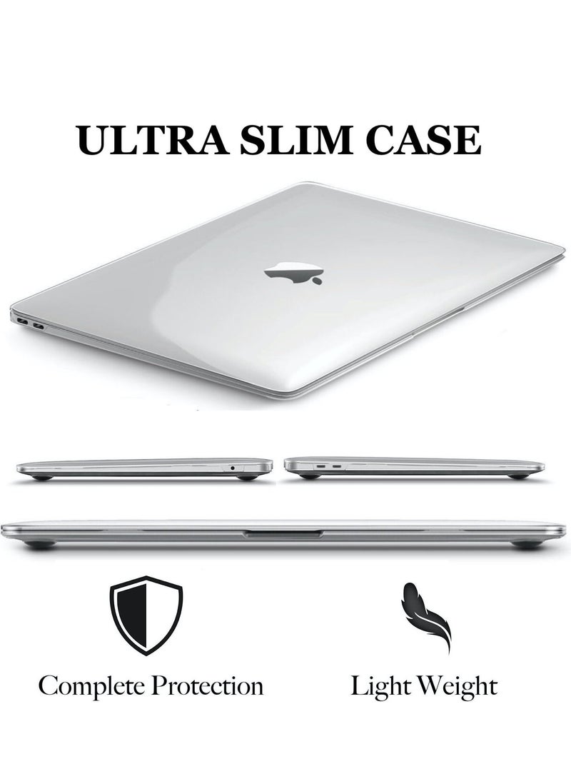 RKINC Case Compatible with New MacBook Air 13.6 inch M2 A2681 2022 Release Protective Snap On Hard Shell Cover for MacBook Air 13.6 inch (Crystal Clear) - Image 3