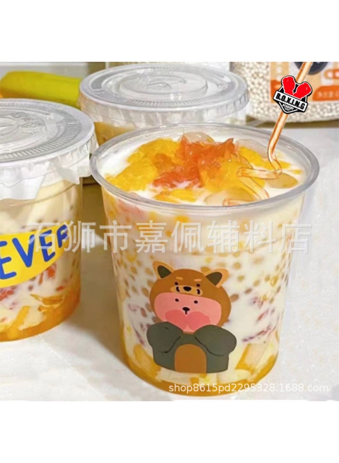 Boxing Straw PET Spiral Straw Cartoon Cute Straw Buckle Patch Food Grade Color Elbow Pipe Accessories-Color:XXG253-02-Specifications:Straw + Shoe Flower - Image 5