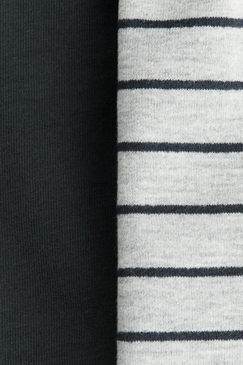 H&M 2-pack cotton leggings with brushed inside