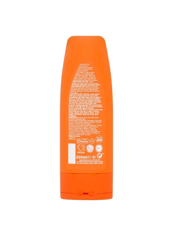 Solait High Protection Sun Lotion SPF 50 - 200ml - Image 2