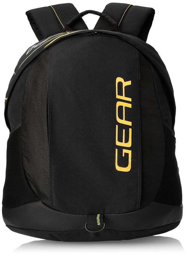 Gear 49 cms Black and Yellow Casual Backpack (BKPOTLNR80112) - Image 1
