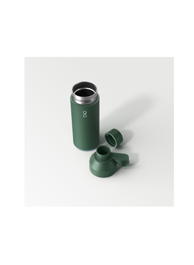 اوشن بوتل حافظة مياه ستانلس ستيل صديقة للبيئة 500 مل - أخضر غامق - Image 2