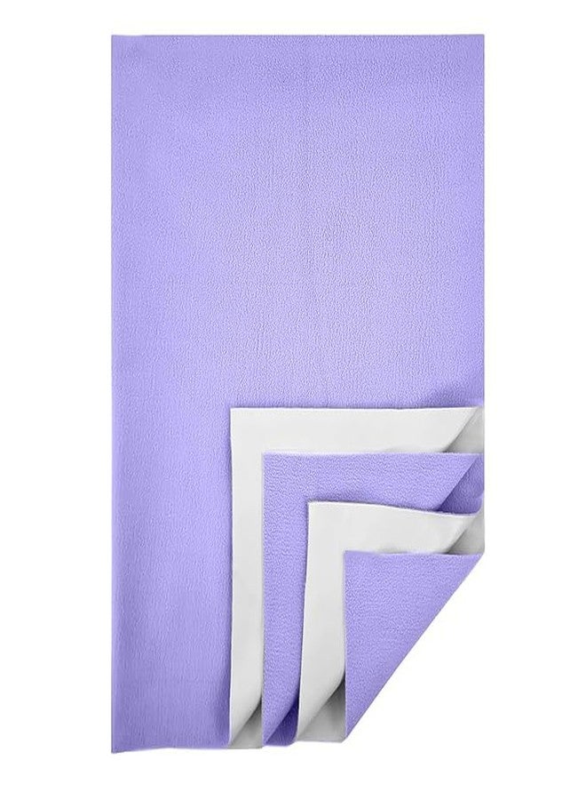 ELEVANTO Baby Anti-Piling Fleece Extra Absorbent Instant Dry Sheet for Baby, Baby Bed Protector, Waterproof Sheet, Small Size 50x70cm, Pack of 1, Purple - Image 5