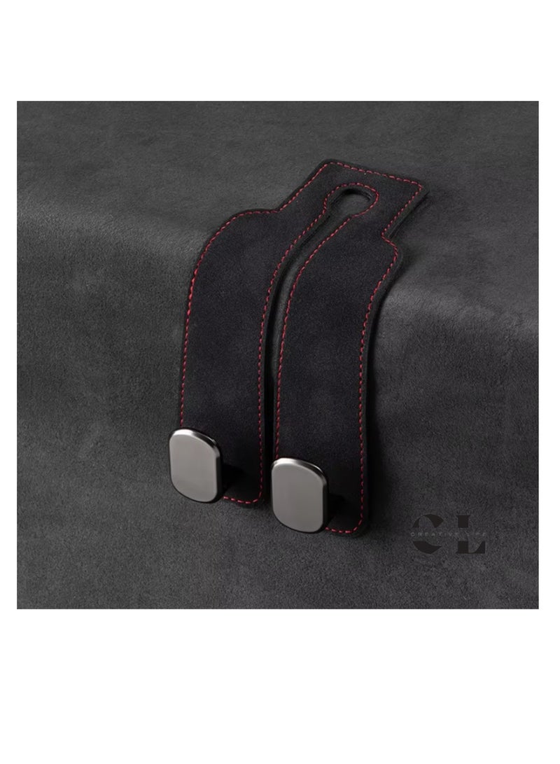 CREATIVE LIFE Car Tools Organizer Hooks Car Seat Back Phone Holder, Car Headrest Hidden Hook for Hanging Purse, Bags and Coat, Car Interior For Mercedes Benz Tesla Audi - Image 4