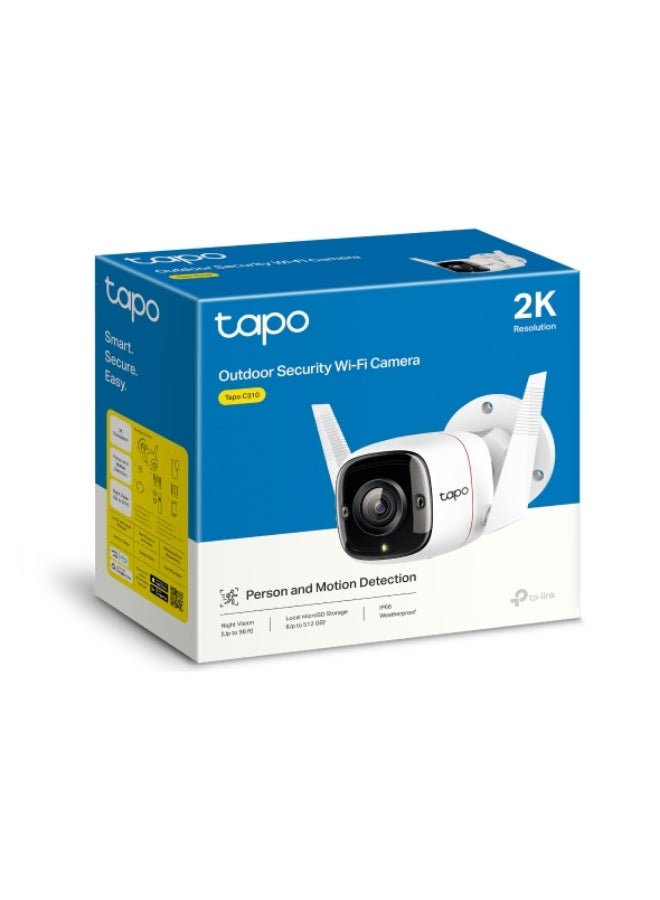 تابو 🎥 كاميرا مراقبة خارجية TP-Link Tapo C310 بدقة 2K – أمان ذكي على مدار الساعة - Image 3