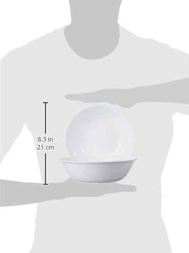 Corelle Livingware Winter Frost White 2qt Serving Bowl - 1 Bowl - 2 Quart - Chip Rsistant Glass - Image 3