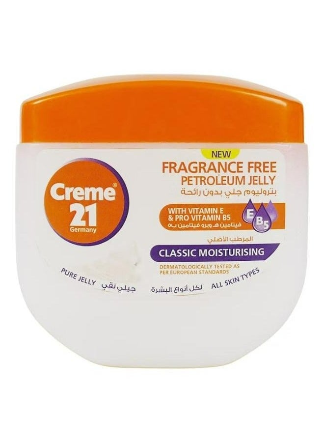 Creme 21 Classic Moisturizing Petroleum Jelly With Vitamin E And Pro Vitamin B5 300 ml