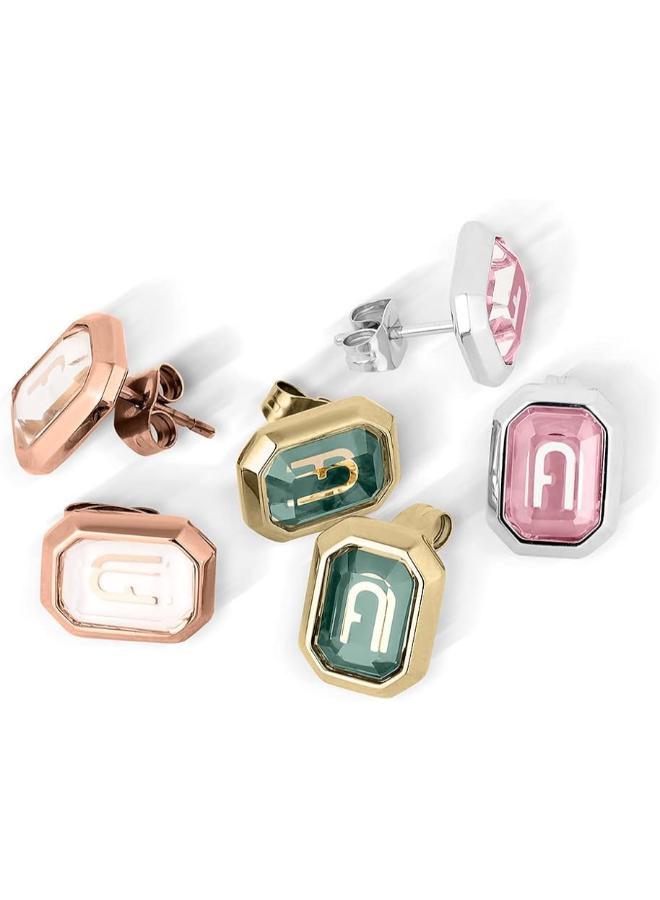 Furla's Octagonal Earrings FJ0305ETU - Image 3