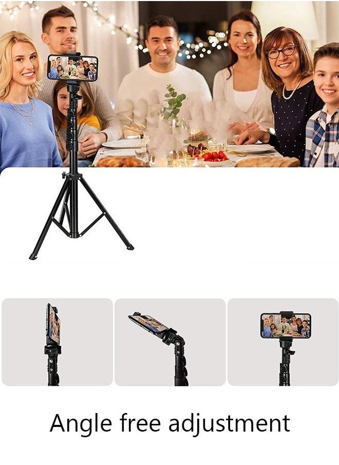 DUNISO 160CM Gimbal Stabilizer for Smartphone Extendable Selfie Stick Tripod with Wireless Remote Gimbal Stabilizer with Auto Balance Phone Holder for All Cell Phone  - Image 5