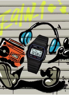 CASIO Men's Resin Band Digital Watch F-91W-1DG  - Image 2