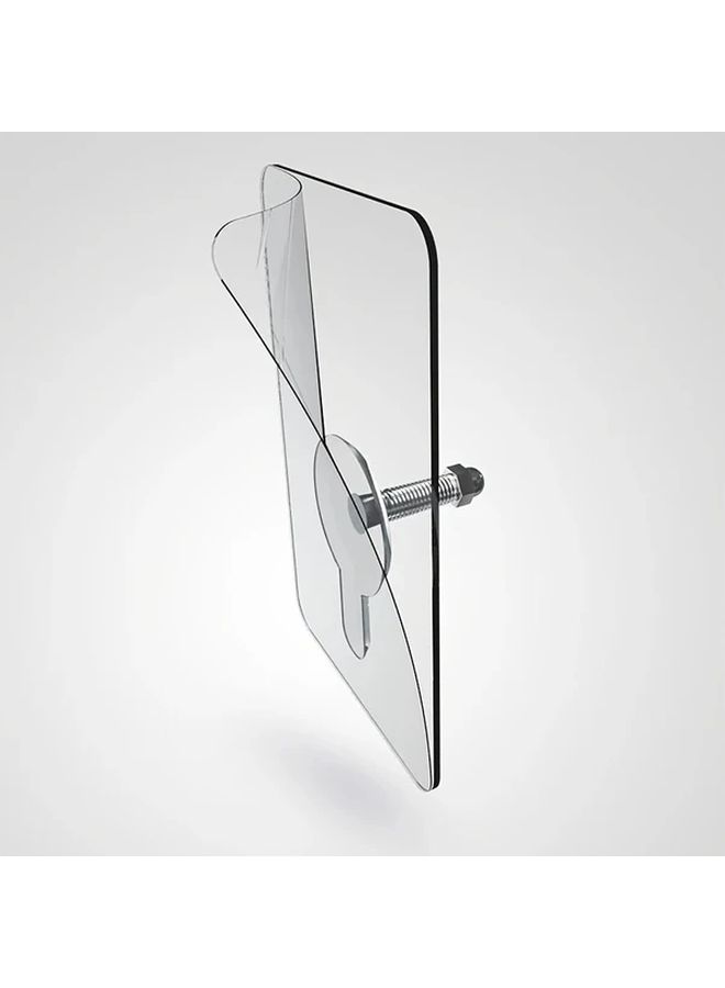 10 Pack Clear Plastic Shelf Hooks 22 05lb Load Capacity Easy Screwless Install 0 39in - Image 5