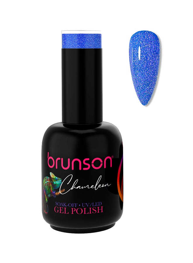 brunson 18ml Chameleon Gel Nail Polish: Glossy Shine, Long-Lasting Soak-off UV/LED Gel for Nail Art French Manicure Pedicure. Salon Quality, Chip Resistant, Trendy Sparkly Acrylic Nails. - Image 1