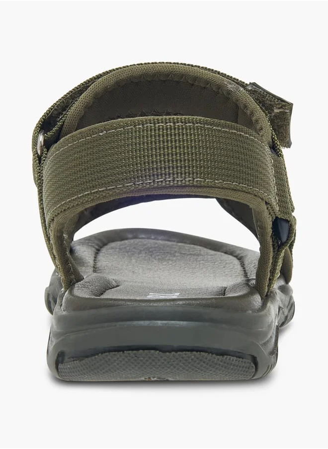 ال بي ال من شو اكسبرس Boys Textured Sandals With Hook And Loop Closure