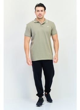 RBX Men Sportswear Fit Short Sleeves Outdoor Polo Shirt, Light Sage Green  - Image 4