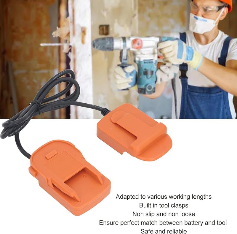محول بطارية ليثيوم 18 فولت مع سلك تمديد لتقليل الوزن لأدوات الطاقة، سيارات التحكم عن بعد، الروبوتات، وأعمال DIY - Image 5
