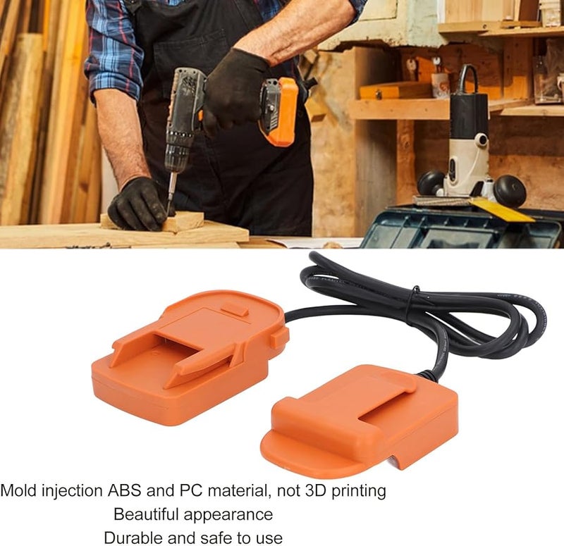 محول بطارية ليثيوم 18 فولت مع سلك تمديد لتقليل الوزن لأدوات الطاقة، سيارات التحكم عن بعد، الروبوتات، وأعمال DIY - Image 4