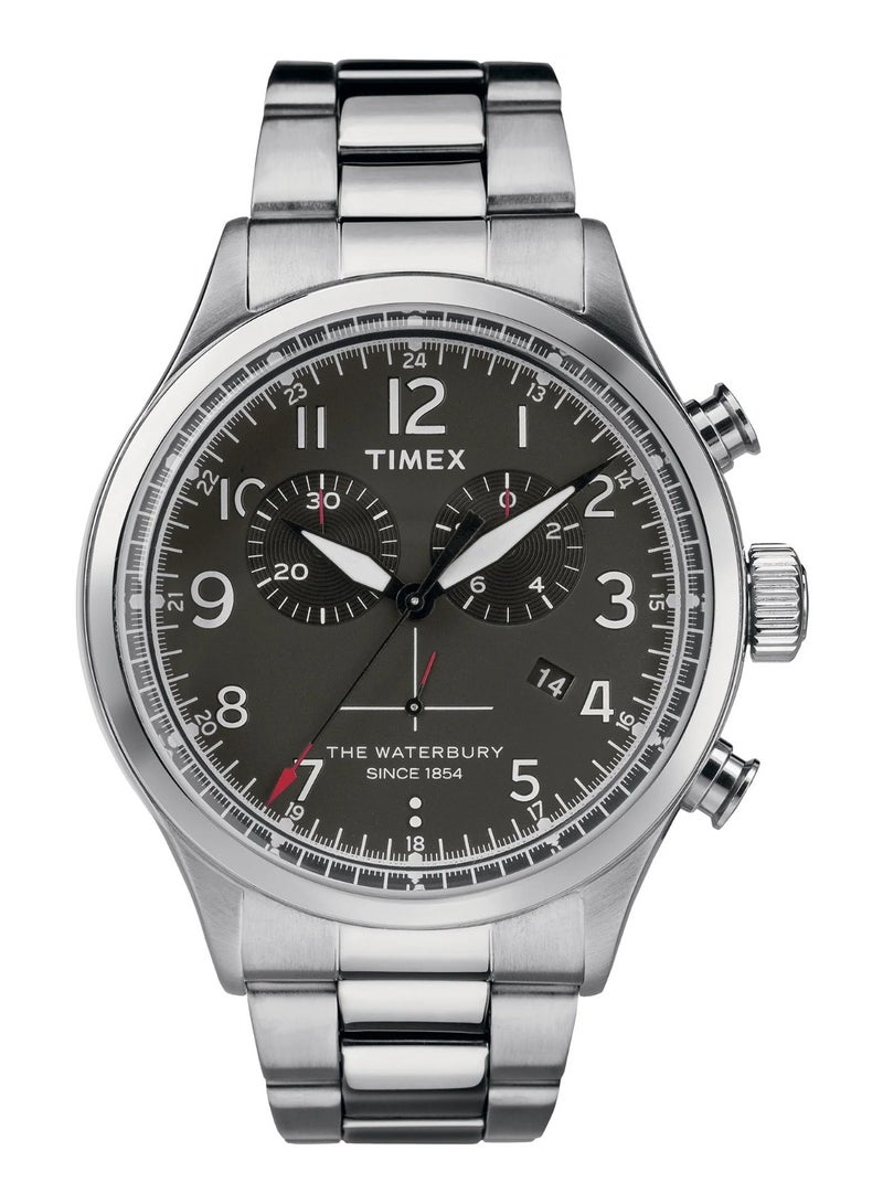 Timex Stainless Steel Multi Function Men's Watch With Silver Stainless Steel TW2R38400 - Image 1