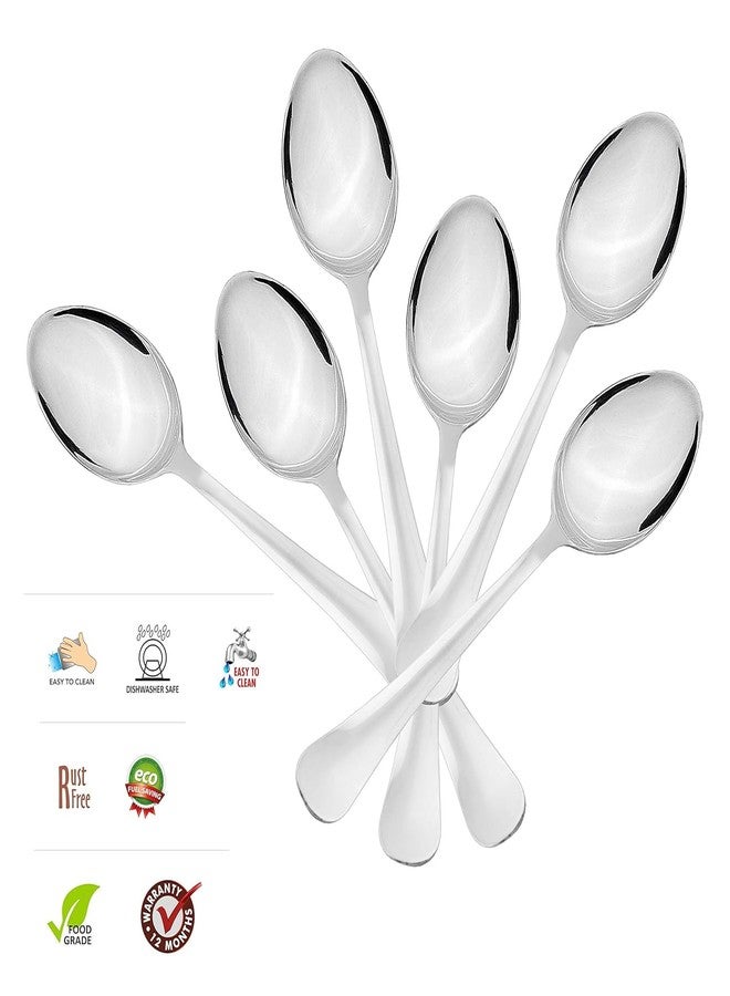 Skyrich Steel Dessert/Table Spoon Set of 6 Pc - Image 2